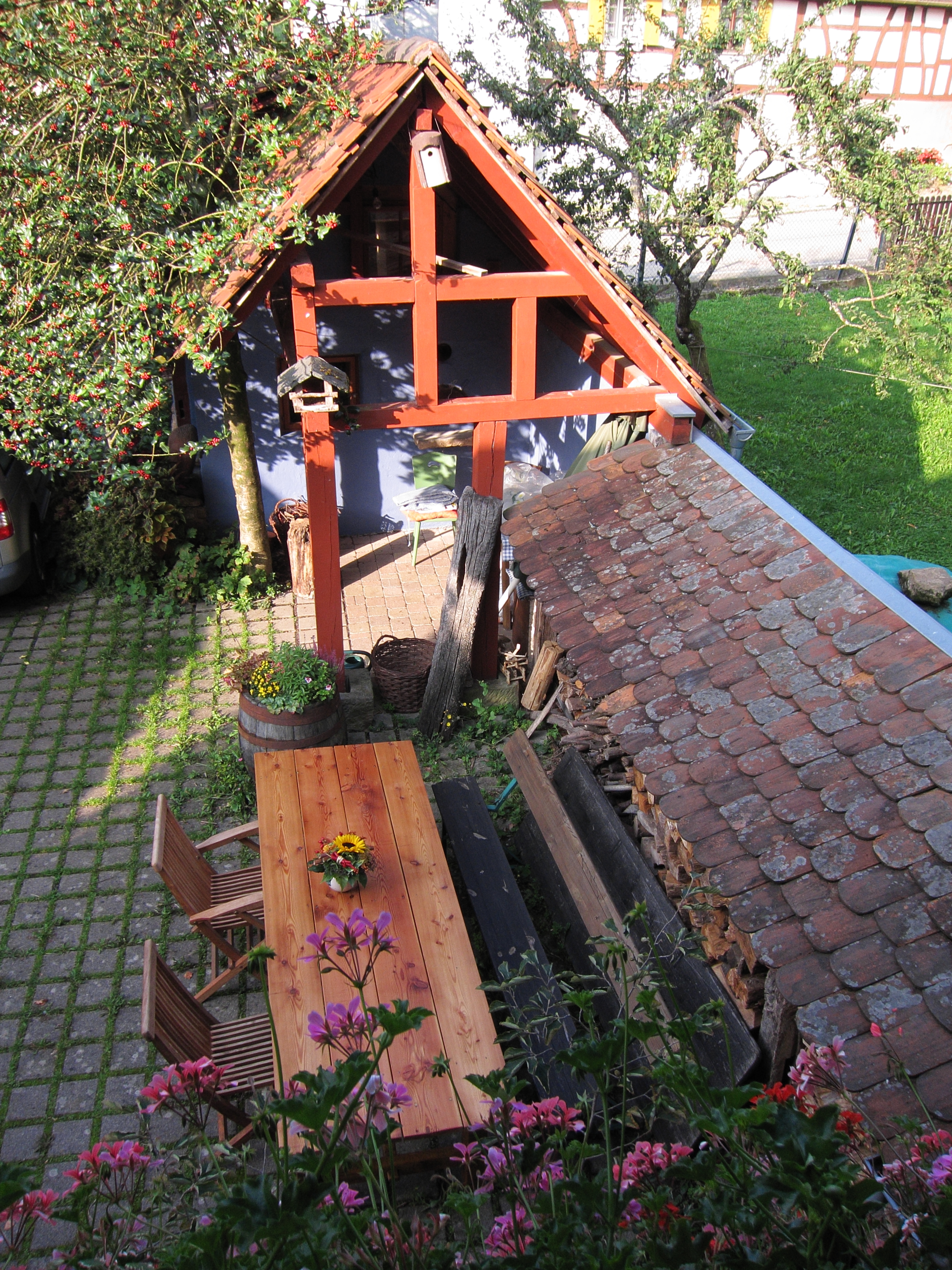 Blick in den Hof